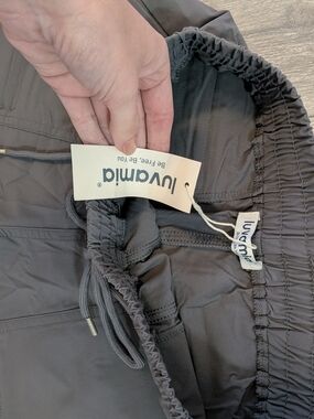 Everyday Black Drawstring Athletic Shorts for Women